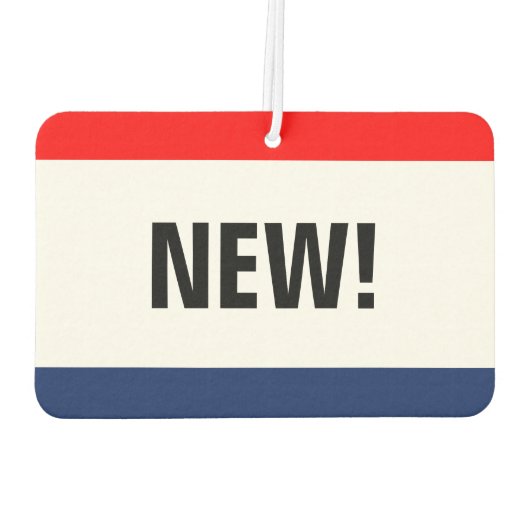 カーディーラースタイル新しいプロモーションカスタマイズ カーエアーフレッシュナー (裏面)