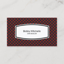 カーディーラー名刺デザイン