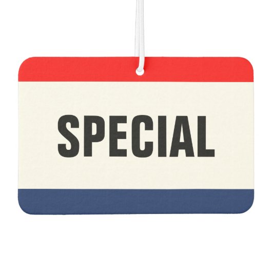 カーディーラー専用プロモーションカスタマイズ カーエアーフレッシュナー (正面)