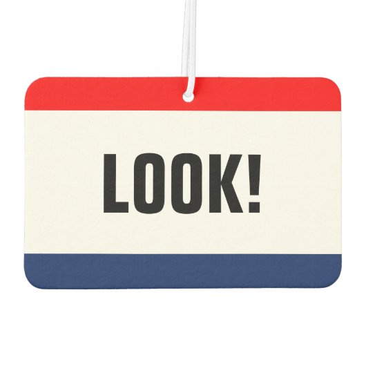 カーディーラー新しいプロモーションカスタマイズ カーエアーフレッシュナー (裏面)