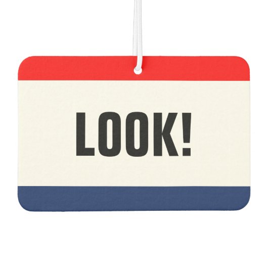 カーディーラー新しいプロモーションカスタマイズ カーエアーフレッシュナー (正面)