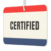 カーディーラー認定プロモーションカスタマイズ カーエアーフレッシュナー (左)