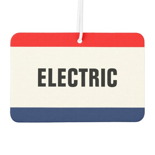 カーディーラー電気プロモーションカスタマイズ カーエアーフレッシュナー (裏面)