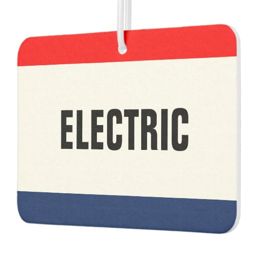 カーディーラー電気プロモーションカスタマイズ カーエアーフレッシュナー (左)