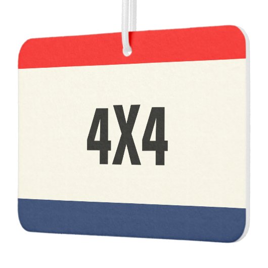 カーディーラー4X4プロモーションカスタマイズ カーエアーフレッシュナー (左)