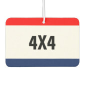 カーディーラー4X4プロモーションカスタマイズ カーエアーフレッシュナー (正面)