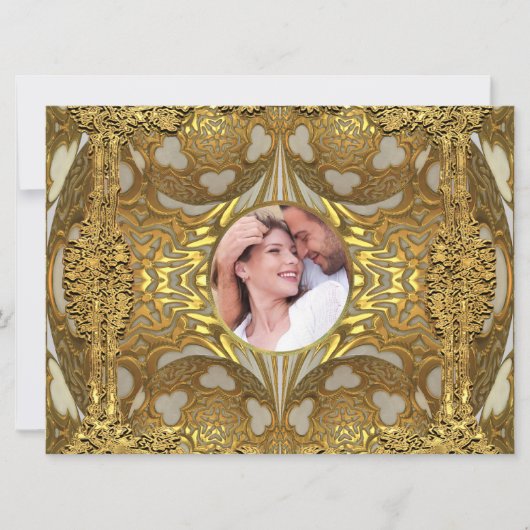 カーデラスチン6.5 x 8.75インチ写真を挿入 招待状 (正面)