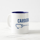 カーデロックロック登山クックドロー ツートーンマグカップ (正面左)