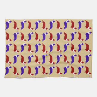 カーデ数々のガンコルギ キッチンタオル