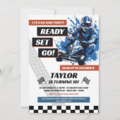 カートの誕生日パーティー 招待状 (正面)