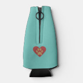 カートゥーおもしろいブルドッグボトルクール ボトルクーラー (裏面)