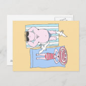 カートゥーおもしろいンビーチホリデーサンバザース ポストカード (正面/裏面)