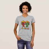 カートゥーンのホットペッパー Tシャツ (正面フル)
