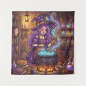 カートゥーンの魔法使いが作る恋愛ポーション タペストリー (正面)