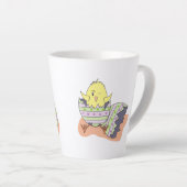 カートゥーンイースターシックラテマグ カフェラテマグ (右アングル)
