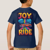 🌟 カートゥーンカーの運転手は大きな楽しみへ🚙 Tシャツ (裏面)
