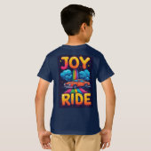 🌟 カートゥーンカーの運転手は大きな楽しみへ🚙 Tシャツ (裏面フル)