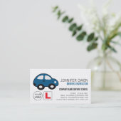 カートゥーンカードライビングスクール/インストラクターアポイントメント 名刺 (スタンド正面)