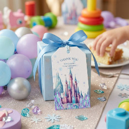 カートゥーンキャッスルフローズンキングダム1歳の誕生日 ギフトタグ