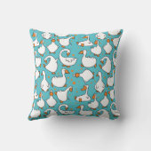 カートゥーングースおもしろいヴィンテージイラストレーション クッション (裏面)