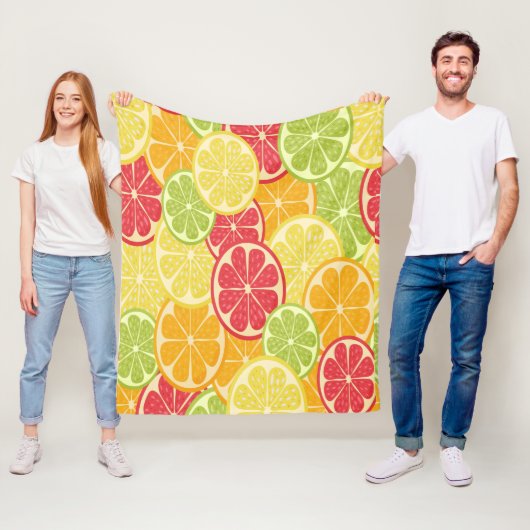 カートゥーンシトラス フリースブランケット (インサイチュ)