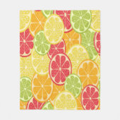 カートゥーンシトラス フリースブランケット (正面)