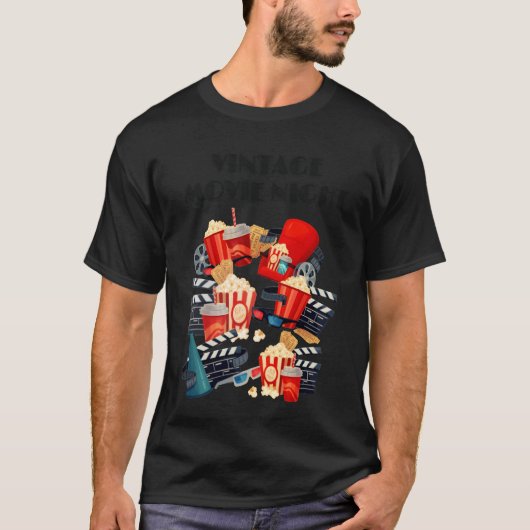 カートゥーンシネマの女の子 Tシャツ (正面)