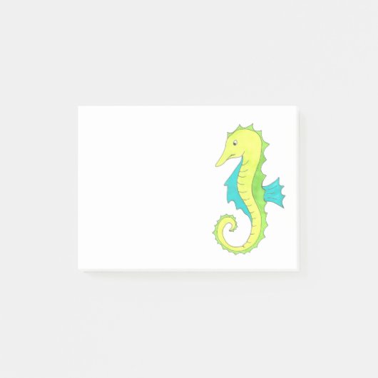 カートゥーンシーホースシーホースビーチ海ポスト ポストイット (正面)