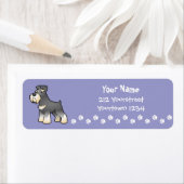 カートゥーンジャイアント/スタンダード/ミニチュアシュナウザー ラベル (インサイチュ)