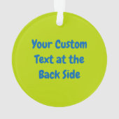 カートゥーンタートルオーナメント オーナメント (裏面)