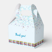 カートゥーントレイントラック誕生日の好意ボックス フェイバーボックス (裏面サイド)