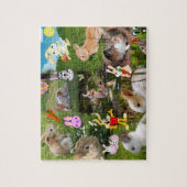 カートゥーンバニー/ベビーラビットジグソーパズル 子供へ ジグソーパズル (縦)