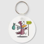 カートゥーンバード旅行サウスKeychain キーホルダー (正面)