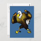カートゥーンファイティングイーグル ポストカード (正面/裏面)
