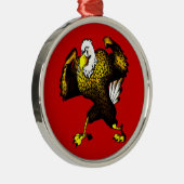 カートゥーンファイティングイーグル メタルオーナメント (右)