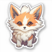 カートゥーンフォックスイラストレーション シール (正面)