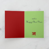 カートゥーンフクロウと文字 シーズンカード (内部)