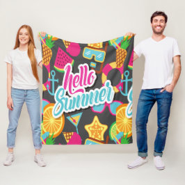 カートゥーンフルーツフリースブランケット フリースブランケット