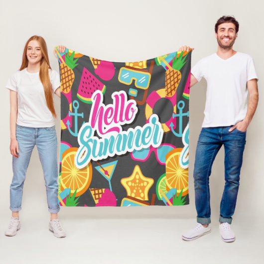 カートゥーンフルーツフリースブランケット フリースブランケット (インサイチュ)