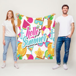 カートゥーンフルーツフリースブランケット フリースブランケット