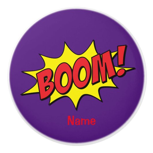 カートゥーンブームThunder_Cove セラミックノブ (正面)