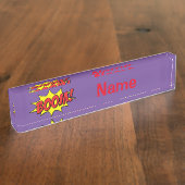 カートゥーンブームThunder_Cove デスクネームプレート (側面)