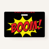 カートゥーンブームThunder_Cove バッジ (裏面)