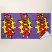 カートゥーンブームThunder_Cove ビーチタオル (正面)