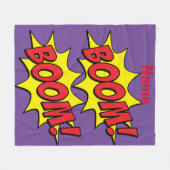 カートゥーンブームThunder_Cove フリースブランケット (正面(横))