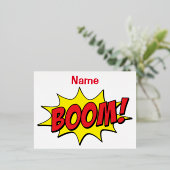 カートゥーンブームThunder_Cove 箔シーズンポストカード (立ち正面)