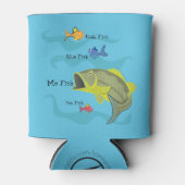 カートゥーンベース魚釣り 缶クーラー (正面)