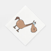 カートゥーンホース紙ナプキンス スタンダードランチョンナプキン (角)