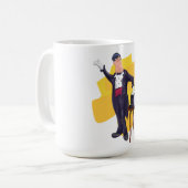 カートゥーンマジシャン魔法トリックオンステージ コーヒーマグカップ (正面左)
