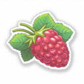 カートゥーンラズベリー シール (正面)